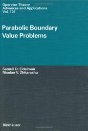 Cover of: Parabolic Boundary Value Problems (Operator Theory: Advances and Applications)