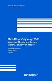 Cover of: Mathphys Odyssey 2001 by Masaki Kashiwara