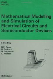 Cover of: Mathematical Modelling and Simulation of Electrical Circuits and Semiconductor Devices: Proceedings of a Conference held at the Mathematisches Forschungsinstitut, ... Series of Numerical Mathematics)