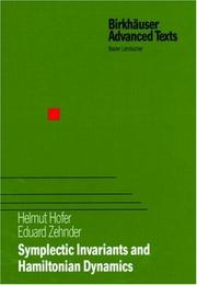 Cover of: Symplectic Invariants and Hamiltonian Dynamics (Birkhäuser Advanced Texts / Basler Lehrbücher)