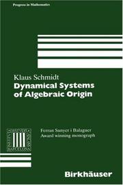 Cover of: Dynamical systems of algebraic origin