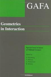 Cover of: Geometries in interaction by edited by Y. Eliashberg ... [et al.].