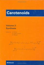 Cover of: Carotenoids : Synthesis (Carotenoids)