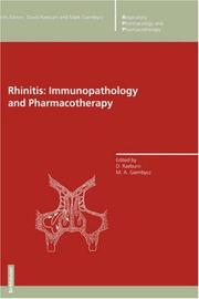 Cover of: Pharmacology of the Nose and Upper Airways (Respiratory Pharmacology and Pharmacotherapy) by 