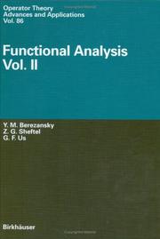 Cover of: Functional Analysis (Operator Theory, Advances and Applications, Vol 86) (Operator Theory: Advances and Applications)