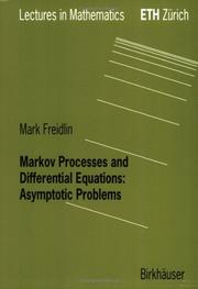 Cover of: Markov processes and differential equations: asymptotic problems