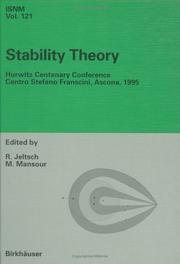 Cover of: Stability Theory | 