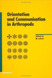 Cover of: Orientation and communication in arthropods