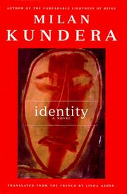 Cover of: Identity by Milan Kundera