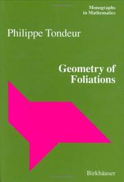 Cover of: Geometry of Foliations (Monographs in Mathematics)