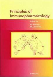 Cover of: Principles of immunopharmacology by edited by F.P. Nijkamp, M.J. Parnham.