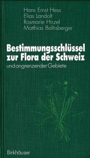 Cover of: Bestimmungsschlüssel zur Flora der Schweiz