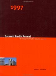 Cover of: Bauwelt Berlin Annual 1997: Chronology of Building Events 1996 to 2001