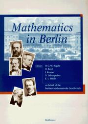 Cover of: Mathematics in Berlin