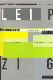 Cover of: Leipzig: Architektur 1989-1999, Architecture 1989-1999