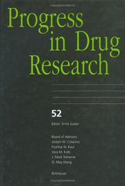 Cover of: Progress in Drug Research, Volume 52 (Progress in Drug Research)