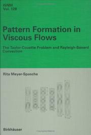 Pattern formation in viscous flows by Rita Meyer-Spasche