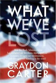 Cover of: What We've Lost by Graydon Carter