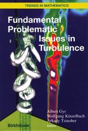 Cover of: Fundamental Problematic Issues in Turbulence (Trends in Mathematics)