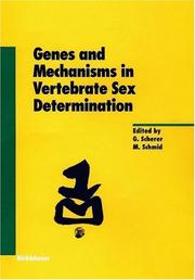 Cover of: Genes and Mechanisms in Vertebrate Sex Determination by 