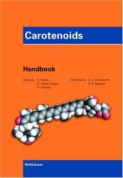 Cover of: Carotenoids handbook