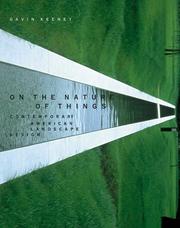Cover of: On the Nature of Things by Gavin Keeney, John Dixon Hunt, Allen S. Weiss