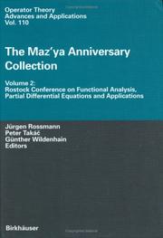 Cover of: The Mazʹya anniversary collection by Jürgen Rossmann, Peter Takáč, Günther Wildenhain, editors.