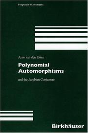 Cover of: Polynomial Automorphisms by Arno van den Essen