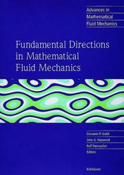 Cover of: Fundamental Directions in Mathematical Fluid Mechanics (Advances in Mathematical Fluid Mechanics)