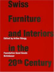 Cover of: Swiss Furniture and Interiors 1900-2000
