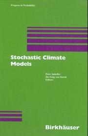 Cover of: Stochastic Climate Models (Progress in Probability)