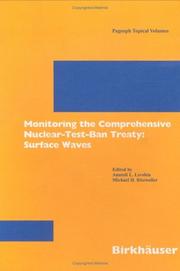 Cover of: Monitoring the Comprehensive Nuclear-Test-Ban Treaty: Surface Waves
