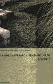 Cover of: Landschaftsarchitekturführer Schweiz