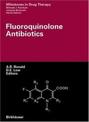 Cover of: Fluoroquinolone antibiotics by A.R. Ronald, D.E. Low (editors).