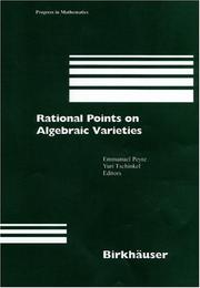 Cover of: Rational Points on Algebraic Varieties (Progress in Mathematics)
