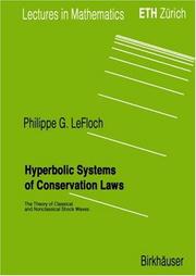 Cover of: Hyperbolic systems of conservation laws by Philippe G. LeFloch