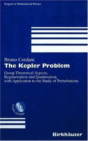Cover of: The Kepler problem by Bruno Cordani