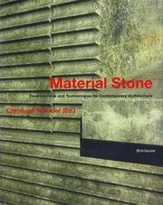 Cover of: Material stone by Christoph Mäckler (ed.).