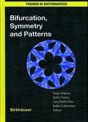 Front cover of Bifurcation, Symmetry and Patterns (Trends in Mathematics) by Unknown