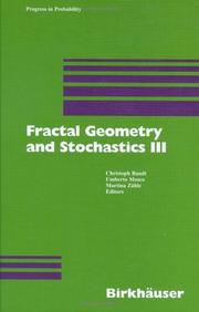 Cover of: Fractal Geometry and Stochastics III (Progress in Probability)