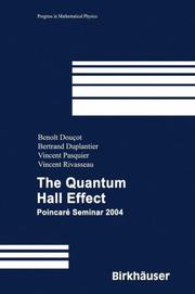 Cover of: The Quantum Hall Effect by 