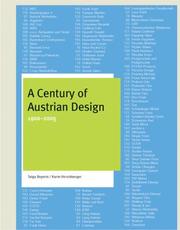 Cover of: A Century of Austrian Design: 1900-2005