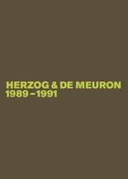 Cover of: Herzog & de Meuron 1989-1991