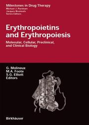 Cover of: Erythropoietins and erythropoiesis | 