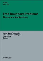 Cover of: Free Boundary Problems (International Series of Numerical Mathematics) by Jose F. Rodrigues