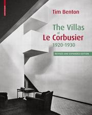 Cover of: The Villas of Le Corbusier and Pierre Jeanneret 1920-1930