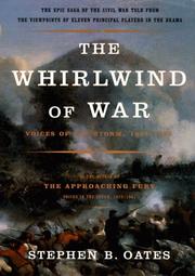 Cover of: whirlwind of war | Stephen B. Oates