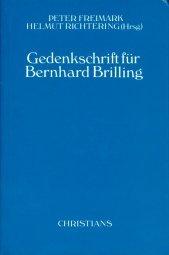 Cover of: Gedenkschrift für Bernhard Brilling