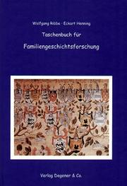 Cover of: Taschenbuch für Familiengeschichtsforschung