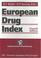 Cover of: European Drug Index, 4th Edition